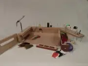 Fly Tying Work Station PORTABLE (key words rod trout fishing desk wood vise)