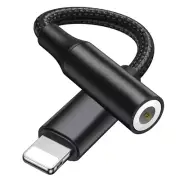 For Lighting to 3.5mm Headphone Jack Audio Adapter Music Aux Cable iPhone 14 12