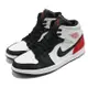 Nike 休閒鞋 Air Jordan 1 Mid SE Red Black Toe 男鞋 黑 紅 AJ1 852542-100