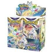 Brilliant Stars Sword and Shield POKEMON TCG Sealed Booster Box 36 Packs NEW