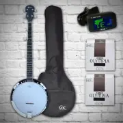 Banjo 5 Strings/ Gig bag/ Tuner/ 2 Sets Strings (Free Shipped USA)