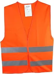 Leina 13100 Breakdown Warning Vest Polyester Inside Bag, Orange