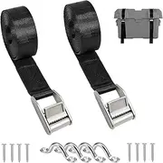 Marine Battery Tie Down Straps Kit Stainless Steel