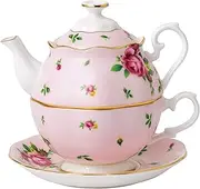 [Royal Albert] New Country Roses Tea Party Pink Tea for One, Pink