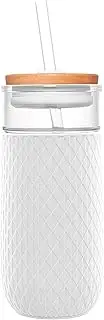 [Ello] Devon Glass Tumbler with Silicone Sleeve