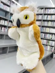 Plush Animal Owls Hand Puppet Gloves Doll Kid Toy Stage Props Gift for Girl Boy