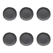 6PK Ecology Ottawa Stoneware Side Plate Tableware 21cm - Stone
