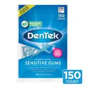 6 Pack - DenTek Comfort Clean Floss Picks, 150 Count Each