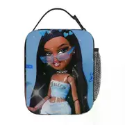 c617 Bratz Rock Angelz Doll Lunch Bags Insulated Lunch Tote Portable Bento Box Leakproof Picnic Bags for Woman Work Children School k617