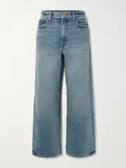 [B SIDES] B SIDES - Elissa High-rise Wide-leg Jeans - Mid denim - 31 31 Blue