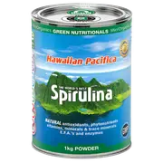 Green Nutritionals Hawaiian Pacifica Spirulina 1kg powder - Vegan Friendly