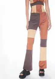 [dELiA*s by Dolls Kill] You're The Ultimate Patchwork Flare Pants