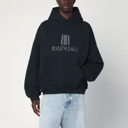 [Balenciaga] Black Nano BB Medium Fit sweatshirt S Black