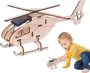 Helicopter Model - Solar Powered Helicopter,Craft Assembly Building Model Kit for Boys Kids Education Game Home Display