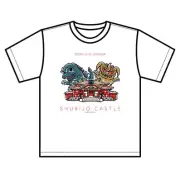 Godzilla vs. Okinawa 3 T-shirt (Shuri Castle ver.) TOHO Godzilla Store Japan New