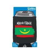 Mauritania Country Flag Nationality - Stubby Holder With Base