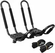 1 Pair Kayak Roof Rack Kayak Canoe Boat Surfboard Roof Top Mount Rack for Car SUV Truck Crossbars