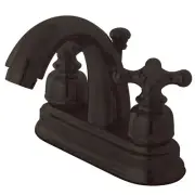 Kingston Brass KB5615AX 4-Inch Centerset Bathroom Faucet, Bronze