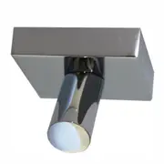 Robe Hook Hanger 14mm Towel Cloth Round Rack Rail Base 40x40mm Bathroom 17001023