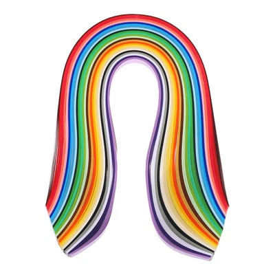 520pcs Quilling Strips Paper 3/8"(10mm) 39cm Paper Quilling Strip 26 Colors
