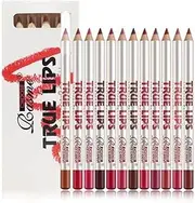 LEBHAR Lipstick lip liner is not easy to decolorize, hook line lip pencil matte bean paste lipstick pen 12-color set