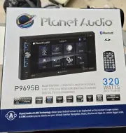 Planet Audio P9695B Car Stereo - 6.95” Double Din Touchscreen, Bluetooth, USB CD