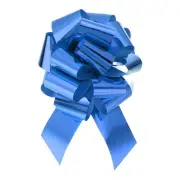 10pcs 8" Metallic Large Big Pull Bow Gift Wrapping Bows Ribbon, Blue
