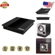 High-Density Foam Acoustic Isolation Pad for 8-10 Inch Subwoofers - Black