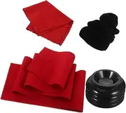 CORHAD 1Set Includes Keyboard Cover Wipe Cloth Pedal Covers and Caster Cups for Dust Protection and Scratch Prevention for Long Term Piano Care