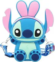[OIDOJHID] Stitch Crossbody Bag with Adjustable Shoulder Strap,Stitch Wallet Purse with Lanyard,Stitch Bag for Girls