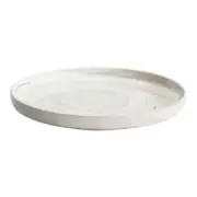 Oneida L6200000156 Luzerne Marble 11" Diameter Porcelain Plate - 1 Doz