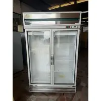 在飛比找蝦皮購物優惠-龜山家具家電收購二手商用冷藏玻璃冰箱H2310-63營業用玻