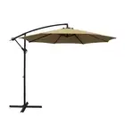 Outdoor Umbrella Cantilever Beach Garden Patio Beige Sunshade Shade Cover IB-BG