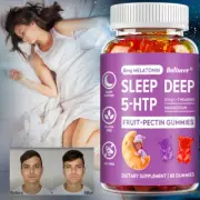 Natural Sleep Aid Gummies 5-HTP Disturbed Sleep Stress Relief Sleeping