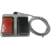 Instant Plastic Foot Switch Double Pedal Two- Dual-Use Tumble Switch gray