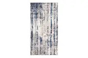 157x230cm Modern Blue Toned Carpet Abstract Distressed Rug Soft Turkish Rug Large Rug