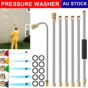 Gutter Cleaning Tool Pressure Washer Extension Wands Lance 5 Nozzles 4000 psi