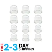Diameter Sized Carburetor Primer Bulbs - 12 Pack Fit Multiple Outdoor Equipment