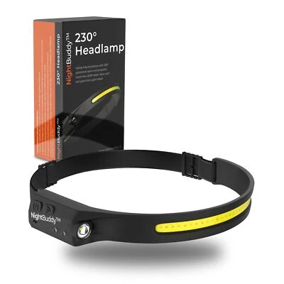 NightBuddy The Original LED Headlamp Rechargeable Flashlight for Adults Campi...
