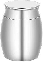 Mini Urns for Human Ashes - Small Stainless Steel Waterproof Memorial Cremation Container Jar