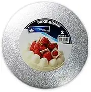 Lylac Foil Cake Board RND 2-Pieces Pack, 25 cm Size