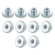 Knurled Thumb Nuts, 15Pcs M3 Iron Round Knobs for 3D Printer Parts