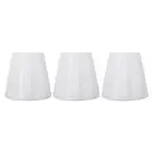 3pcs Fabric Lampshade Pleated Clip On Decorative Lamp Shade For Wall Table US