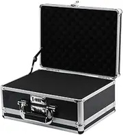 Aluminum Alloy Case Secure Box Password Lock Box Tool Box Carrying Case for Business