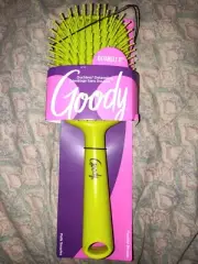 Goody #11157 Hairbrush Bright Boost Paddle Brush Green NEW