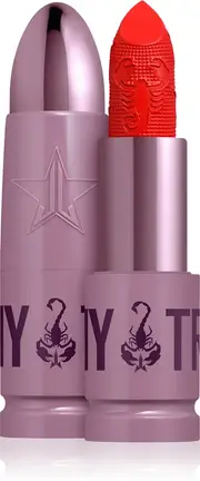 Jeffree Star Cosmetics Scorpio Shiny Trap Highly Pigmented Cream Lipstick Color Hot Devotion 3G