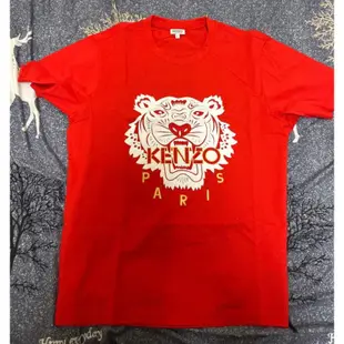 KENZO TIGER 正版 經典T 恤 白色獅頭大LOGO 短袖T恤 短T T-SHIRT 男生短袖T恤