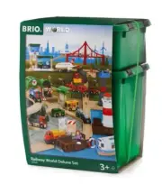 BRIO World 33766 Deluxe Railway Set Ultimate Wooden Train Adventure New JP