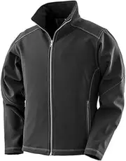 [Result] Work-Guard Womens/Ladies Treble Stitch Soft Shell Jacket (UK Size: L) (Black)