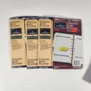 Lot Of 4 Packs Mead Cambridge Undated Daily Planner Day Planner Refills 47032